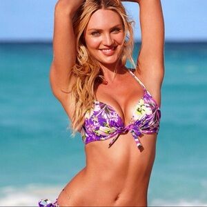 victoria secret push up bikini top 32B